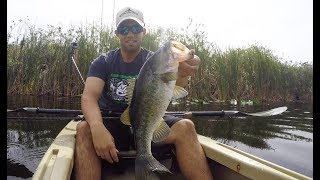 Kayak Bass Fishing  --- Early Spring Bass Fishing from KAYAK !