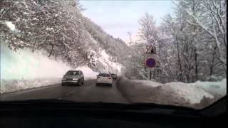 Val Thorens driving down the mountain pt III