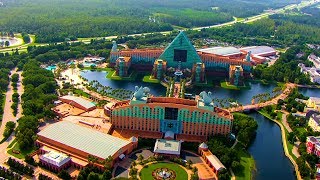 [4K] Walt Disney World Swan & Dolphin Resort | Disney Deluxe Resort Hotels