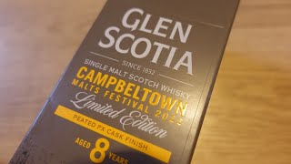 Glen Scotia 8YO Peated PX, 56.5% Campbeltown Festival 2022 - Whisky Wednesday.