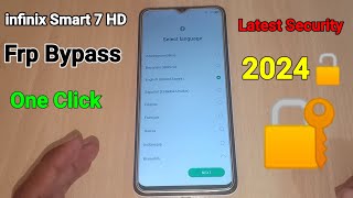 infinix Smart 7 HD X6516 SPD Frp Bypass Latest Security 2024 One Click Frp Remove