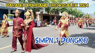 PARADE DRUMBAND TRENGGALEK SMPN 1 DONGKO