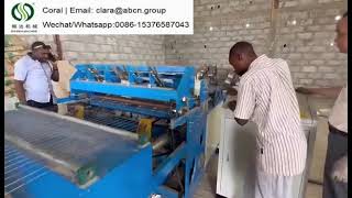 Nigeria wire mesh welding machine for EPS 3D panel installation assembling