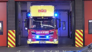 London Fire Brigade - Soho 32m Turntable Ladder Turnout