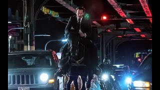 Джон Уик  уходит от погони на коне-Джон Уик 3 (2019)-John Wick: Chapter 3 - Parabellum