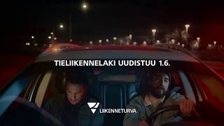 Tieliikennelaki uudistuu 1.6.20 - kampanjafilmi 10 sek