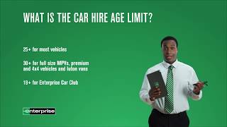 Rental Essentials Episode 8 - The Age Limit | Enterprise Rent-A-Car