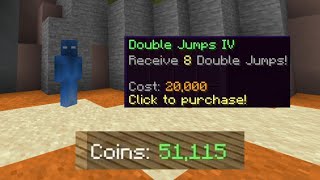 Buying 8 double jumps | Hypixel TNT Run