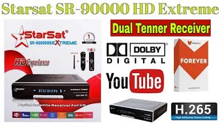 StarSat SR-90000 HD Extreme Dual Tuner Receiver unboxing And Review