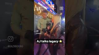 Emily Austin & Anthony Joshua make amends after their “awkward” exchange in Saudi Arabia (funny)