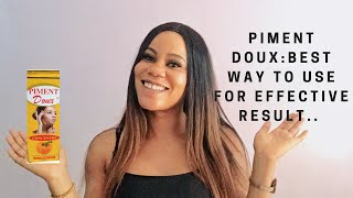 BEST WAY TO USE PIMENT DOUX CONCENTRATE SERUM TO SMOOTHEN YOUR SKIN WITHOUT  BAD REACTION.#skincare