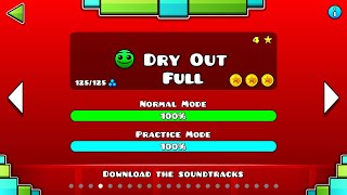 “Dry Out Full” by traso56 (All Coins) - Geometry Dash