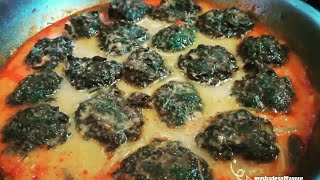 சுவையான பாலக்கீரை உருண்டை குழம்பு செய்வது ஏப்படி?/Palak spinach recipe in tamil