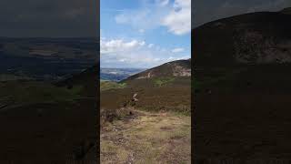 27 August 2023 View of the Scottish borders from the Eildon hills