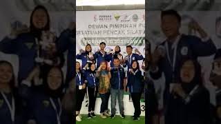 fornas bandung ke VII, juara 1 untuk tunggal putri, juara 2 tunggal putra, juara 3 ganda putra..