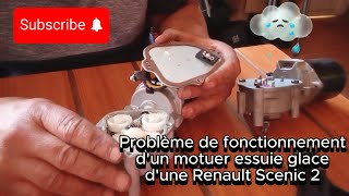 Dépannage essuie glace Renault Scenic 2, encore !!!