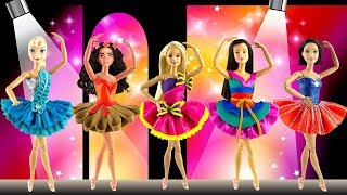 Play doh Disney princesses Ballerina Elsa Moana Rapunzel Mulan Snow White play doh video for kids