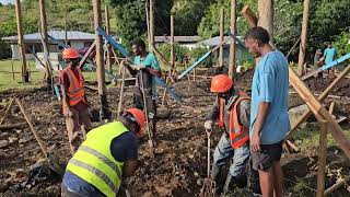 Chief's House of Turaga Na Tui Nakorosago construction site.