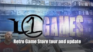 Retro game store Tour & update from L1 Games