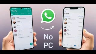 Transfer WhatsApp Chats from Android to iPhone without PC 2022