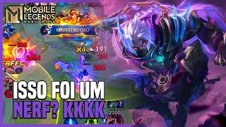 A MOONTON NERFOU ELE?? NEM F**DENDO KKKKKK | HAYABUSA | MLBB