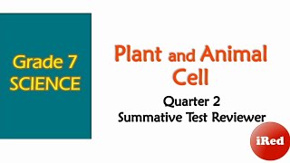 Grade 7 Science | Quarter 2 | CELL | Summative Test Reviewer