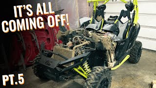 Replacing EVERY Damaged Panel… HUGE Transformation!! - Can-Am Maverick 1000R Pt. 5