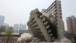 Demolition and Building FAILS | Most Amazing Building Demolitions Ever #shorts