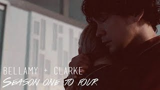 ► Bellamy + Clarke || 1x01 - 4x13 [Time]