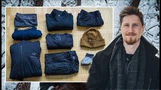 How I Pack for Winter Travel with just One Bag | Minimalist Clothing List in 25L Bag