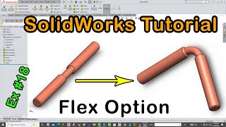 SolidWorks Part Modeling Tutorial Using Flex Command In Hindi/Urdu | Exercise-18