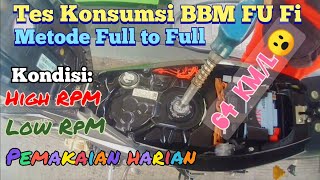 Konsumsi BBM  Satria FU Fi Injeksi