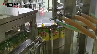 automatic spout pouch filling machine for mayonnaise|YQ food bag packing system  #machine