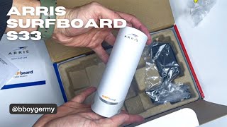 Arris Surfboard S33 - Unboxing, Setup and Speed Test