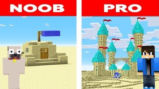 NOOB VS PRO VIDEÓS HOMOKVÁR A MINECRAFTBAN!