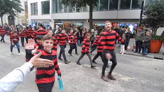 Lord Mayors Show London, 9/11/24, the Beano and a Finland band , in Cheapside the City of London.