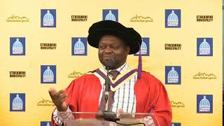 Mayor Kaunda honours Municipal PhD Graduates