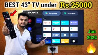 TOP 5 Best 43 inch Smart TV under 25000 in INDIA 2022 | JAN 22 | DETAILED COMPARISON (🔥UPDATED LIST)