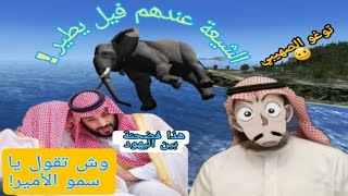 توغو الصهيبي 🥴 يفتري على الشيعة برواية الفيل الطائر !