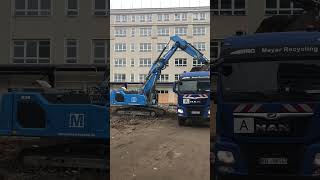 Liebherr 938 excavator loading a truck.  #excavator #constructionequipment #liebherr #loading