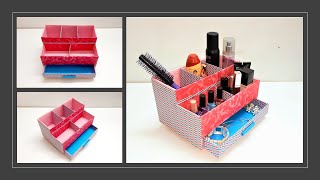 Shoe Box Craft | Diy Organizer | Desk Organizer | Space Saving | Best Out of Waste