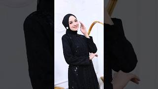 Inspirasi full gamis hitam #gamisbagus #gamishitam