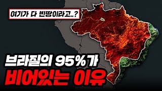 단 5%에 몰려산다는 "브라질의 심각한 인구밀집 수준"..ㄷㄷ