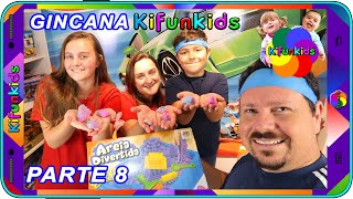 MASSA AREIA MÁGICA DIVERTIDA PARTE 3 - GINCANA Kifunkids PARTE 8 - NÍVEL HARD 4 CORES  COM OS PAIS