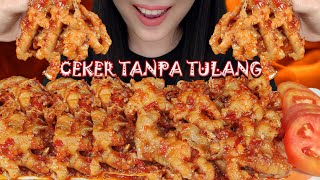 AUTO NAMBAH ‼ ASMR CEKER TANPA TULANG SAMBAL MERCON PAKE NASI | ASMR INDONESIA