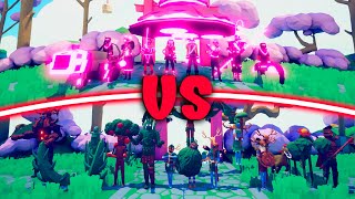 MEGA NEON TEAM vs ANCIENT FOREST TEAM | TABS - Totally Accurate Battle Simulator