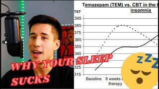 Why Your Sleep Sucks! Drugs vs CBTi for Insomnia