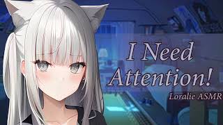 ASMR Tsundere Cat Girl Wants Your Attention F4A