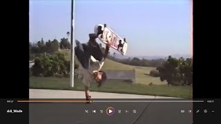 sk8 Wade Sun as a kid 1980's skater