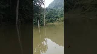 Suasana pagi di pedesaan kaki gunung sanggabuana karawang